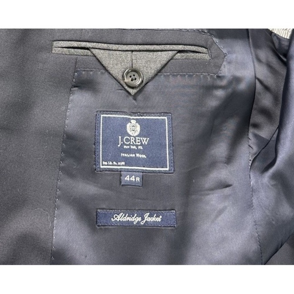 J.Crew Deep Blue‎ Navy Aldridge Loro Piana 120s Blazer Size 44R - Picture 7 of 7
